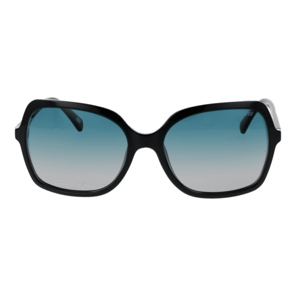 Skechers Sonnenbrille SE6293 5901D – Frontansicht mit Kunststoff Rahmen und Türkis Gläsern