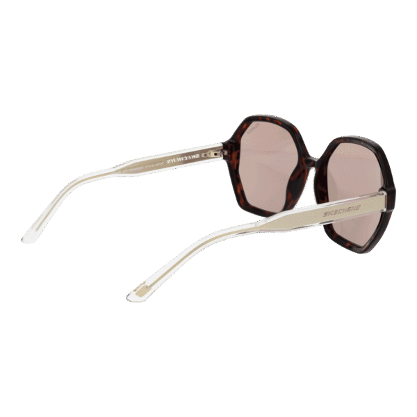 Rückansicht der Skechers Sonnenbrille SE6358 5752H – Edelstahl Rahmen