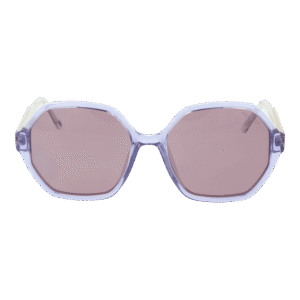 Skechers Sonnenbrille SE6358 5778D – Frontansicht mit Edelstahl Rahmen und Lila Gläsern