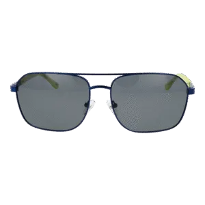 Skechers Sonnenbrille SE6366 6591D – Frontansicht mit Metall Rahmen und Grau Gläsern
