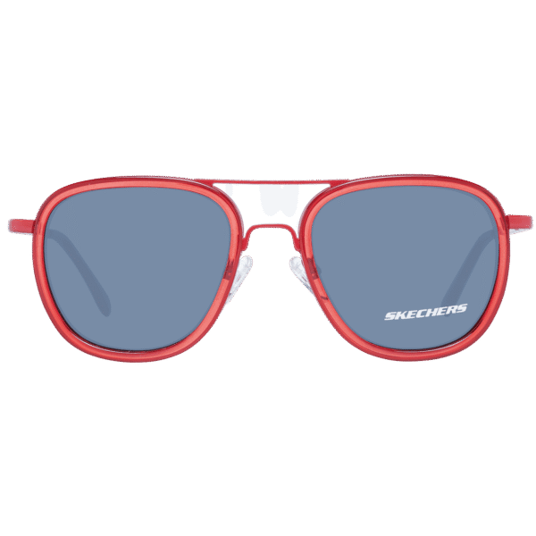 Skechers Sonnenbrille SE9042 5066A – Frontansicht mit Metall & Kunststoff Rahmen und Grau Gläsern