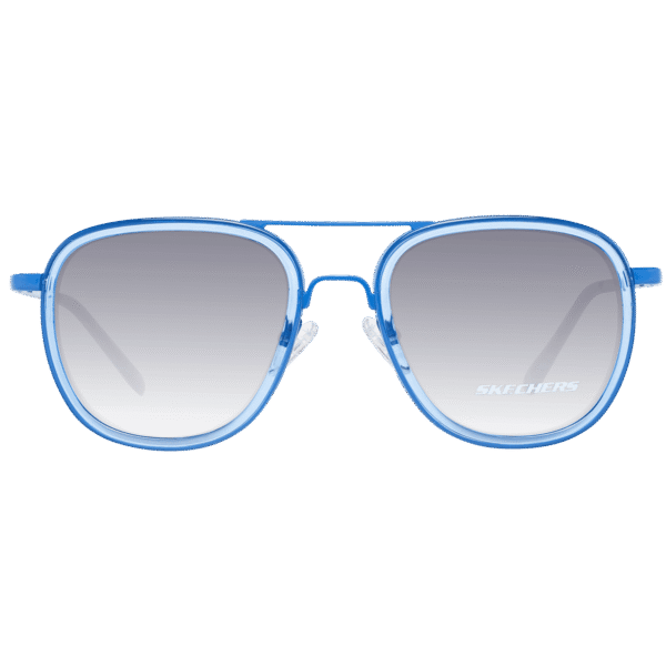 Skechers Sonnenbrille SE9042 5090B – Frontansicht mit Metall Rahmen und Grau Gläsern