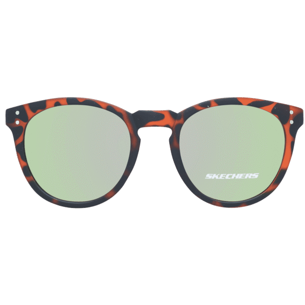 Skechers Sonnenbrille SE9043 4652G – Frontansicht mit Kunststoff Rahmen und Grau Gläsern