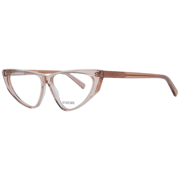 Sportmax Brille SM5021 56047 – 45° Seitenansicht Sportmax )} Brille SM5021 56047 in Braun