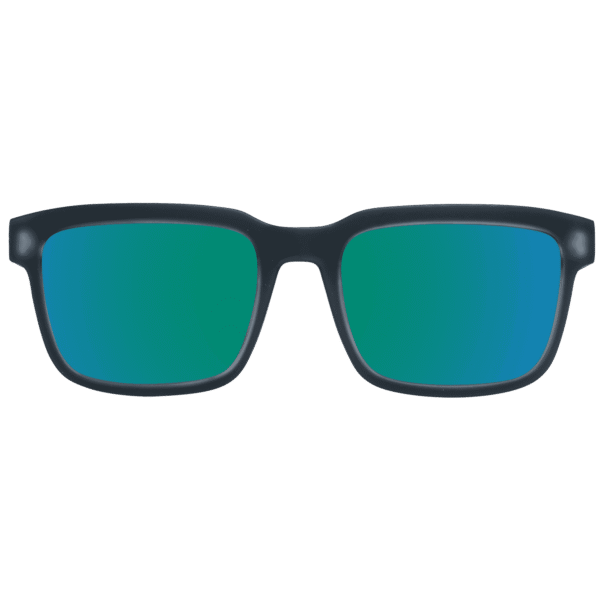 Spy Sonnenbrille 673520102356 Helm 2 57 – Frontansicht mit Kunststoff Rahmen und Grün Gläsern