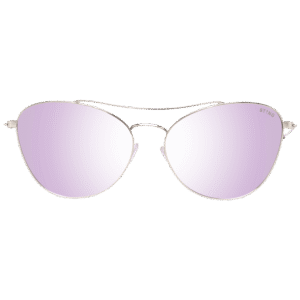 Sting Sonnenbrille SST218 55300X – Frontansicht mit Metall Rahmen und Silber Gläsern