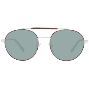 Sting Sonnenbrille SST305 530320 – Frontansicht mit Metall Rahmen und Grün Gläsern