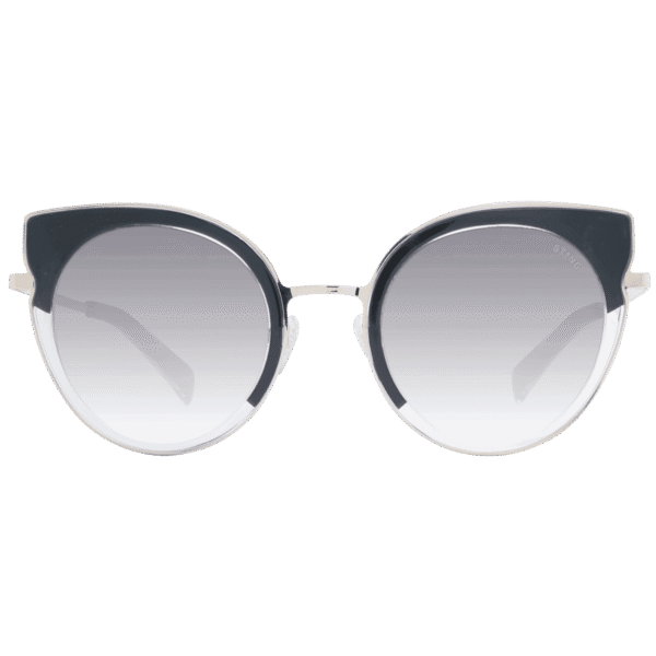 Sting Sonnenbrille SST324 5006Q9 – Frontansicht mit Metall Rahmen und Grau Gläsern