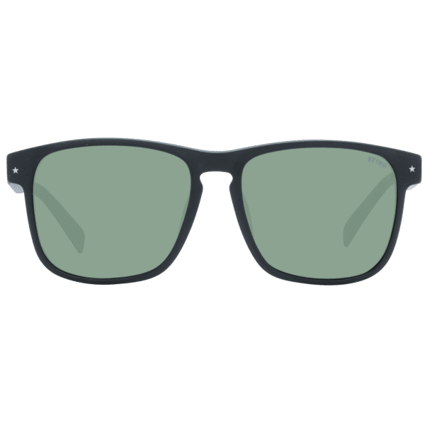 Sting Sonnenbrille SST384 550703 – Frontansicht mit Azetat & Kunststoff Rahmen und Grün Gläsern