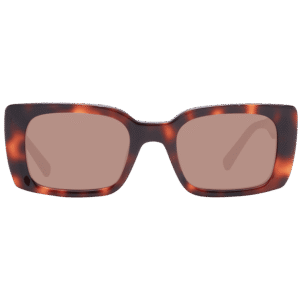 Sting Sonnenbrille SST477 5109JC – Frontansicht mit Azetat & Kunststoff Rahmen und Braun Gläsern