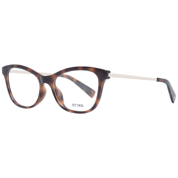Sting Brille VST232 52752Y – 45° Seitenansicht Sting )} Brille VST232 52752Y in Braun