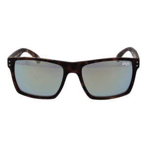 Superdry Sonnenbrille SDS-KOBE 56122 – Frontansicht mit Polycarbonat Rahmen und Grau Gläsern