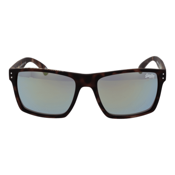 Superdry Sonnenbrille SDS-KOBE 56122 – Frontansicht mit Polycarbonat Rahmen und Grau Gläsern