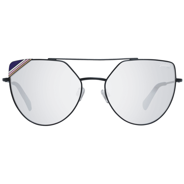 Superdry Sonnenbrille SDS Mikki 57004 – Frontansicht mit Monel Rahmen und Grau Gläsern