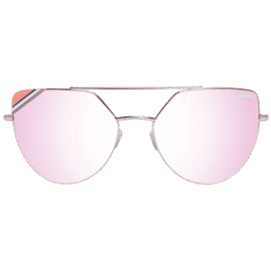 Superdry Sonnenbrille SDS Mikki 57272 – Frontansicht mit Metall Rahmen und Braun Gläsern
