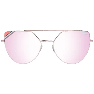 Superdry Sonnenbrille SDS Mikki 57272 – Frontansicht mit Metall Rahmen und Braun Gläsern