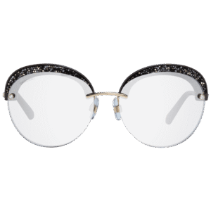 Swarovski Sonnenbrille SK0256 5632G – Frontansicht mit Metall & Kunststoff Rahmen und Braun Gläsern