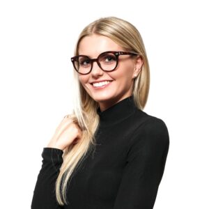 Rückansicht/Bügel der Swarovski Brille SK5272 50052