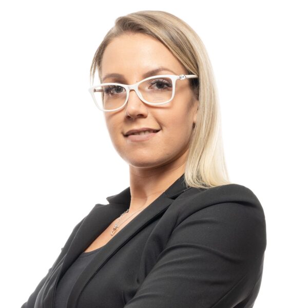 Rückansicht/Bügel der Swarovski Brille SK5336 53024