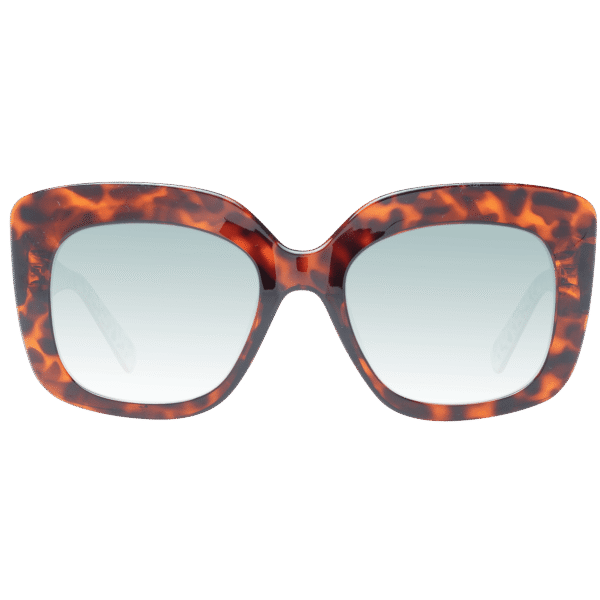Ted Baker Sonnenbrille TB1675 51114 – Frontansicht mit Azetat Rahmen und Grün Gläsern