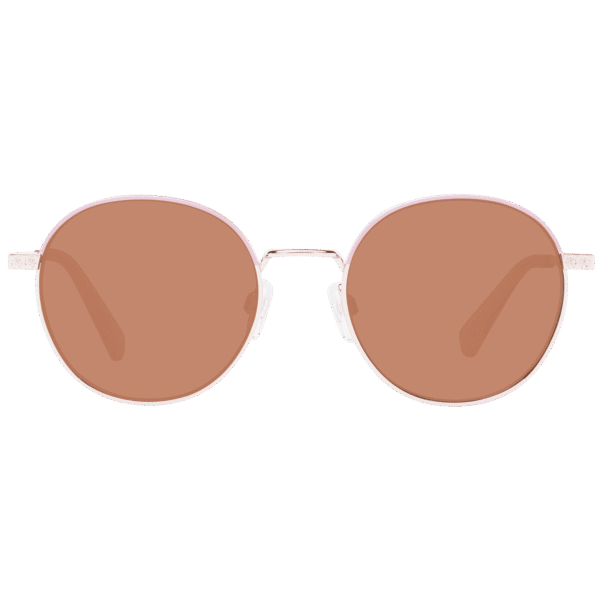 Ted Baker Sonnenbrille TB1679 49401 – Frontansicht mit Metall Rahmen und Braun Gläsern