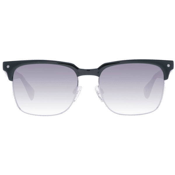 Ted Baker Sonnenbrille TB1681 54001 – Frontansicht mit Azetat & Metall Rahmen und Schwarz Gläsern