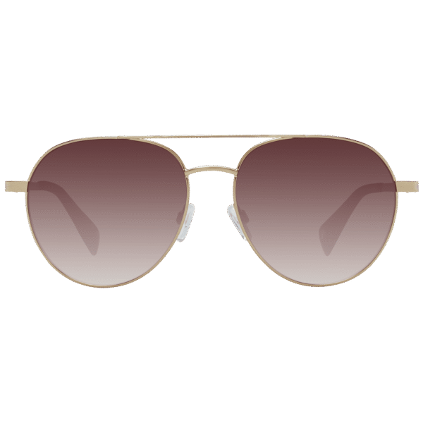 Ted Baker Sonnenbrille TB1682 57407 – Frontansicht mit Metall Rahmen und Braun Gläsern