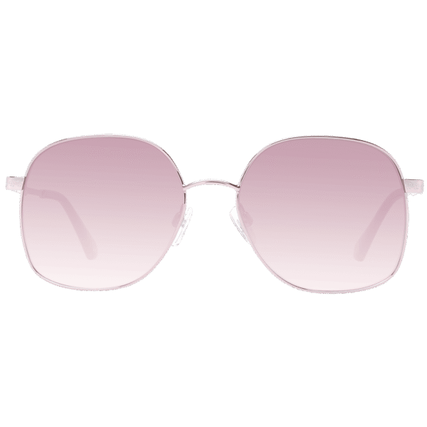 Ted Baker Sonnenbrille TB1687 55466 – Frontansicht mit Metall Rahmen und Rosa Gläsern