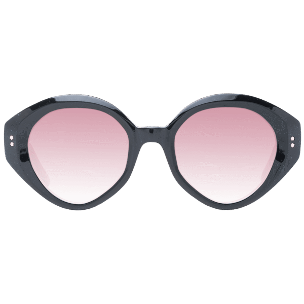 Ted Baker Sonnenbrille TB1698 51001 – Frontansicht mit Azetat Rahmen und Rosa Gläsern