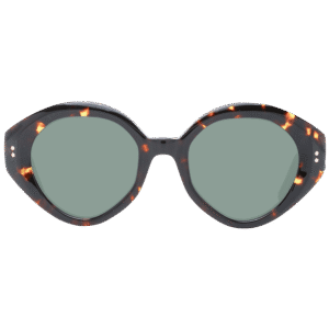Ted Baker Sonnenbrille TB1698 51188 – Frontansicht mit Azetat Rahmen und Grün Gläsern
