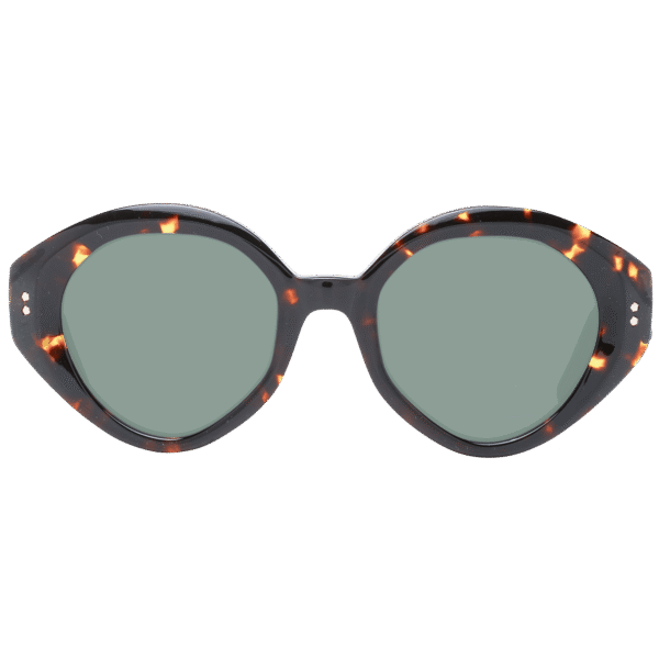 Ted Baker Sonnenbrille TB1698 51188 – Frontansicht mit Azetat Rahmen und Grün Gläsern