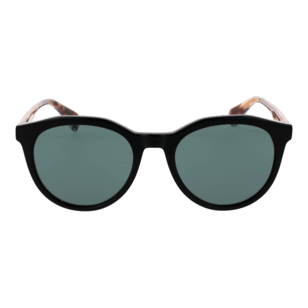 Ted Baker Sonnenbrille TB1721 51001 – Frontansicht mit Azetat Rahmen und Grün Gläsern