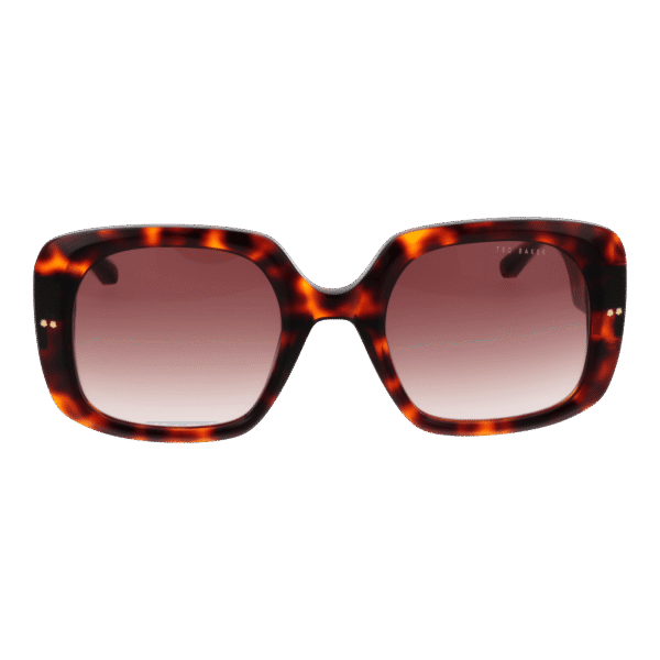Ted Baker Sonnenbrille TB1730 53100 – Frontansicht mit Azetat Rahmen und Braun Gläsern