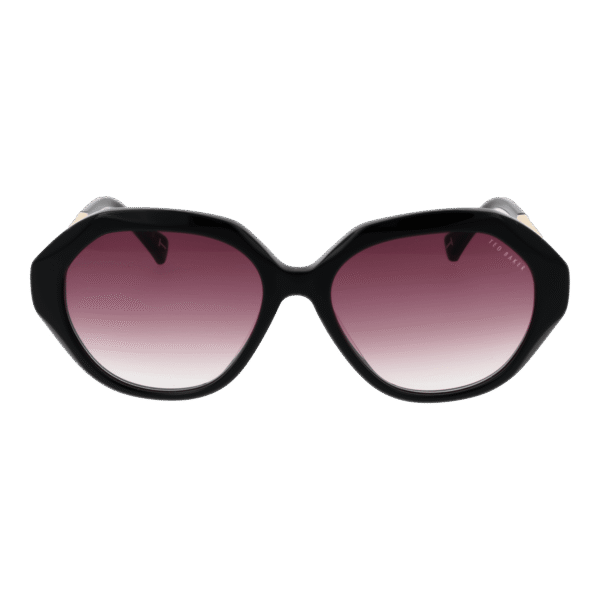Ted Baker Sonnenbrille TB1731 54001 – Frontansicht mit Azetat Rahmen und Lila Gläsern