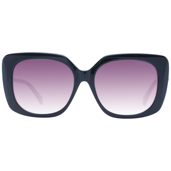 Ted Baker Sonnenbrille TB1732 54001 – Frontansicht mit Azetat Rahmen und Lila Gläsern