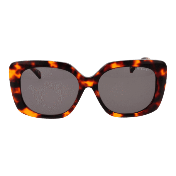 Ted Baker Sonnenbrille TB1732 54188 – Frontansicht mit Metall Rahmen und Braun Gläsern