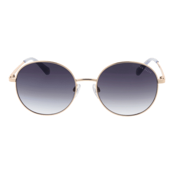 Ted Baker Sonnenbrille TB1744 54421 – Frontansicht mit Azetat Rahmen und Grau Gläsern