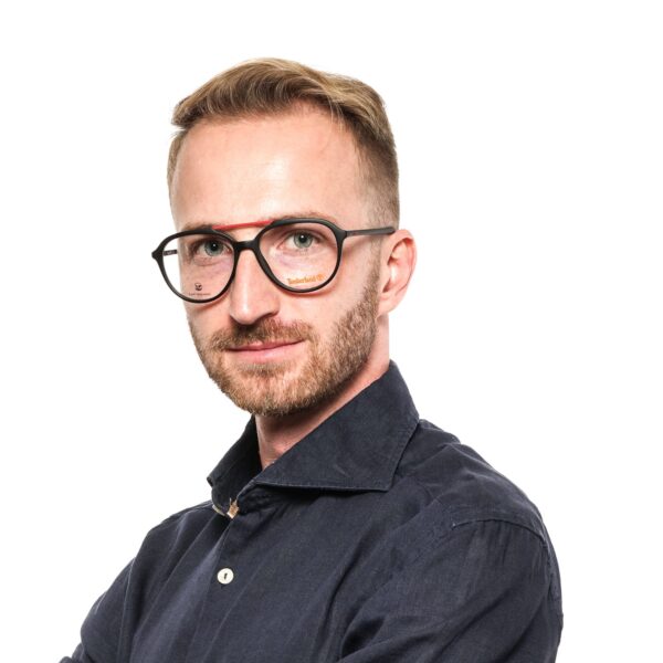 Rückansicht/Bügel der Timberland Brille TB1618 54002