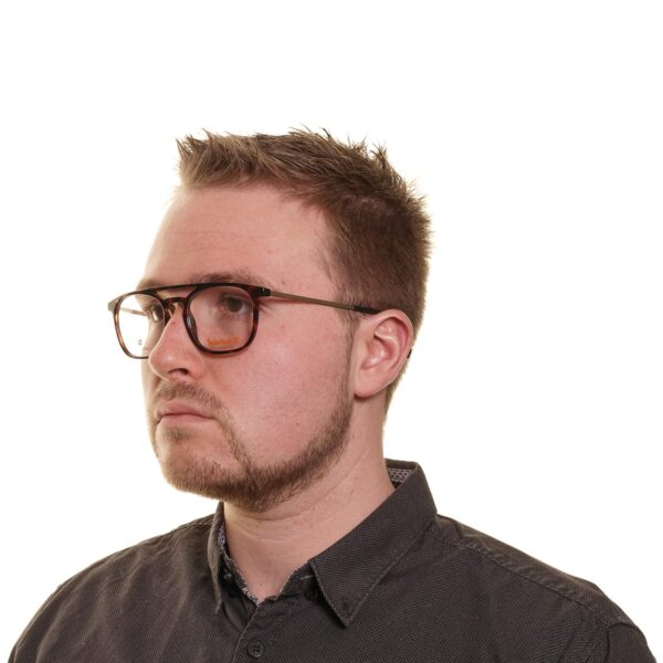 Rückansicht/Bügel der Timberland Brille TB1635 54052