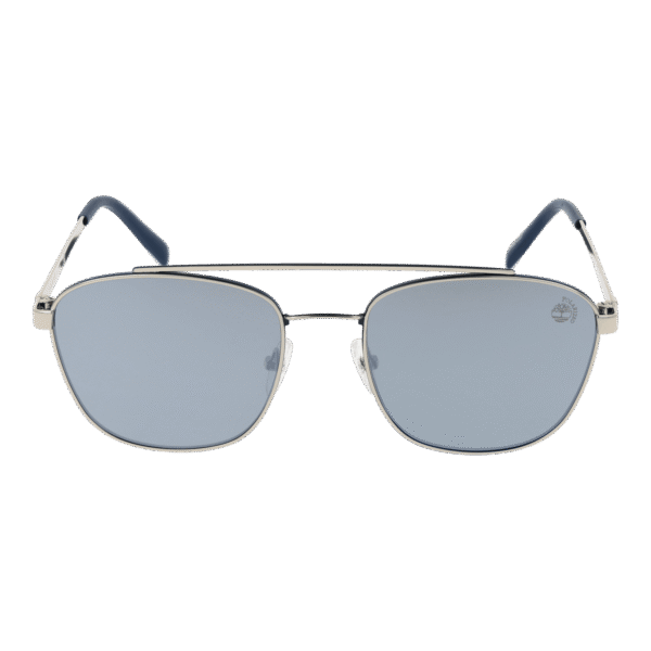 Timberland Sonnenbrille TB9168 5510D – Frontansicht mit Metall Rahmen und Grau Gläsern