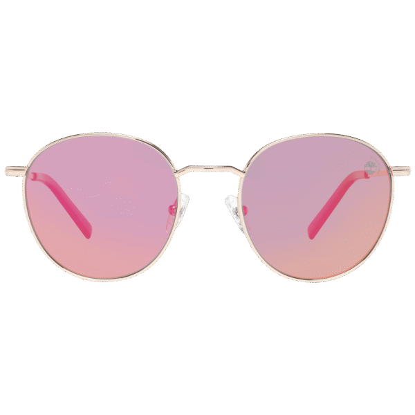 Timberland Sonnenbrille TB9180 5228D – Frontansicht mit Metall Rahmen und Orange Gläsern