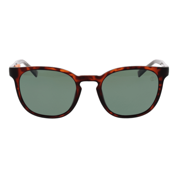 Timberland Sonnenbrille TB9274 5352H – Frontansicht mit Edelstahl Rahmen und Braun Gläsern