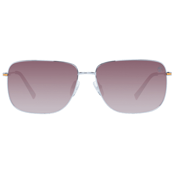 Timberland Sonnenbrille TB9290 6208H – Frontansicht mit Metall Rahmen und Braun Gläsern