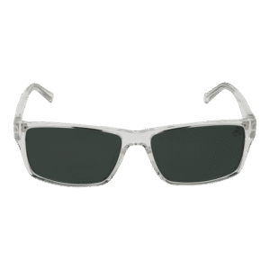 Timberland Sonnenbrille TB9297 5826R – Frontansicht mit Kunststoff Rahmen und Grün Gläsern