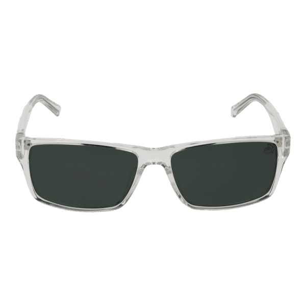 Timberland Sonnenbrille TB9297 5826R – Frontansicht mit Kunststoff Rahmen und Grün Gläsern