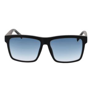 Timberland Sonnenbrille TB9328 5502W – Frontansicht mit Edelstahl Rahmen und Blau Gläsern