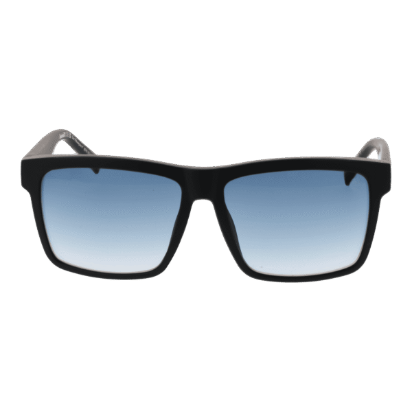 Timberland Sonnenbrille TB9328 5502W – Frontansicht mit Edelstahl Rahmen und Blau Gläsern