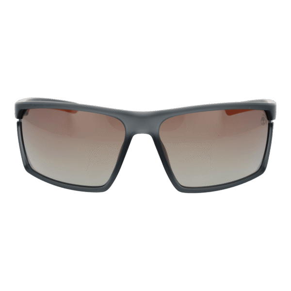 Timberland Sonnenbrille TB9333 6720D – Frontansicht mit Kunststoff Rahmen und Braun Gläsern