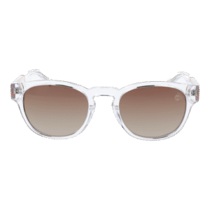 Timberland Sonnenbrille TB9334 5126H – Frontansicht mit Edelstahl Rahmen und Braun Gläsern