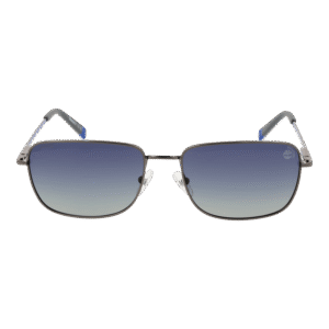 Timberland Sonnenbrille TB9338 5708D – Frontansicht mit Metall Rahmen und Blau Gläsern